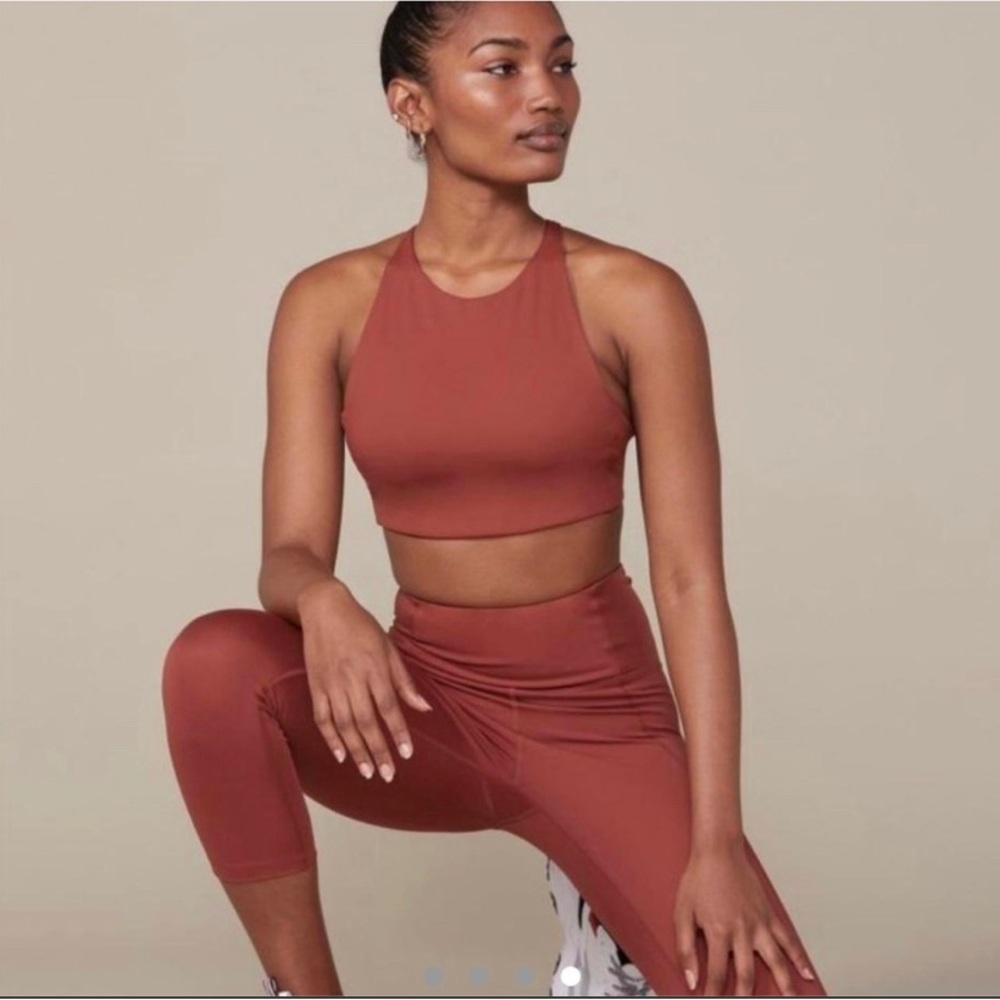 Girlfriend Collective Topanga Top in Terracotta